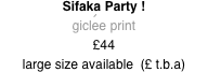 Sifaka party print