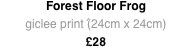 Forest Floor Frog print