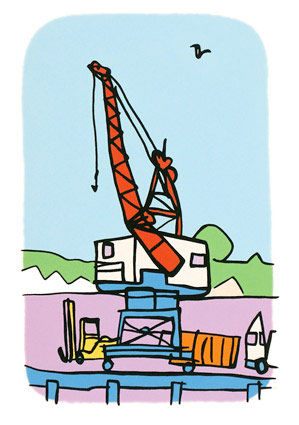Harbour Crane by Matt Falle